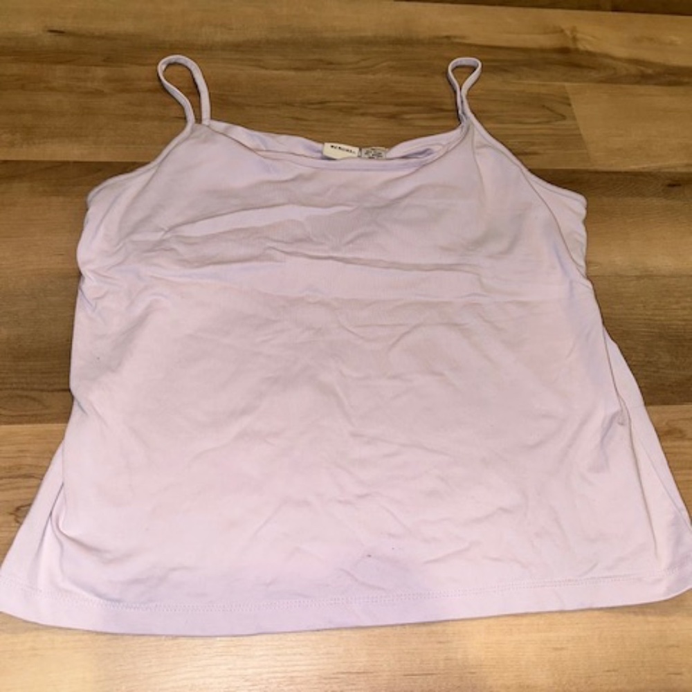 Vintage Y2K Women's tank top. Size XL. Merona. Built in bralette.
